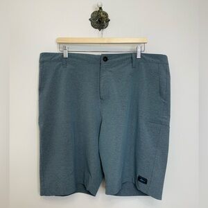 Pelagic Mako Hybrid Shorts Slate Blue Men's Size 40 Fisherman Lake Beach